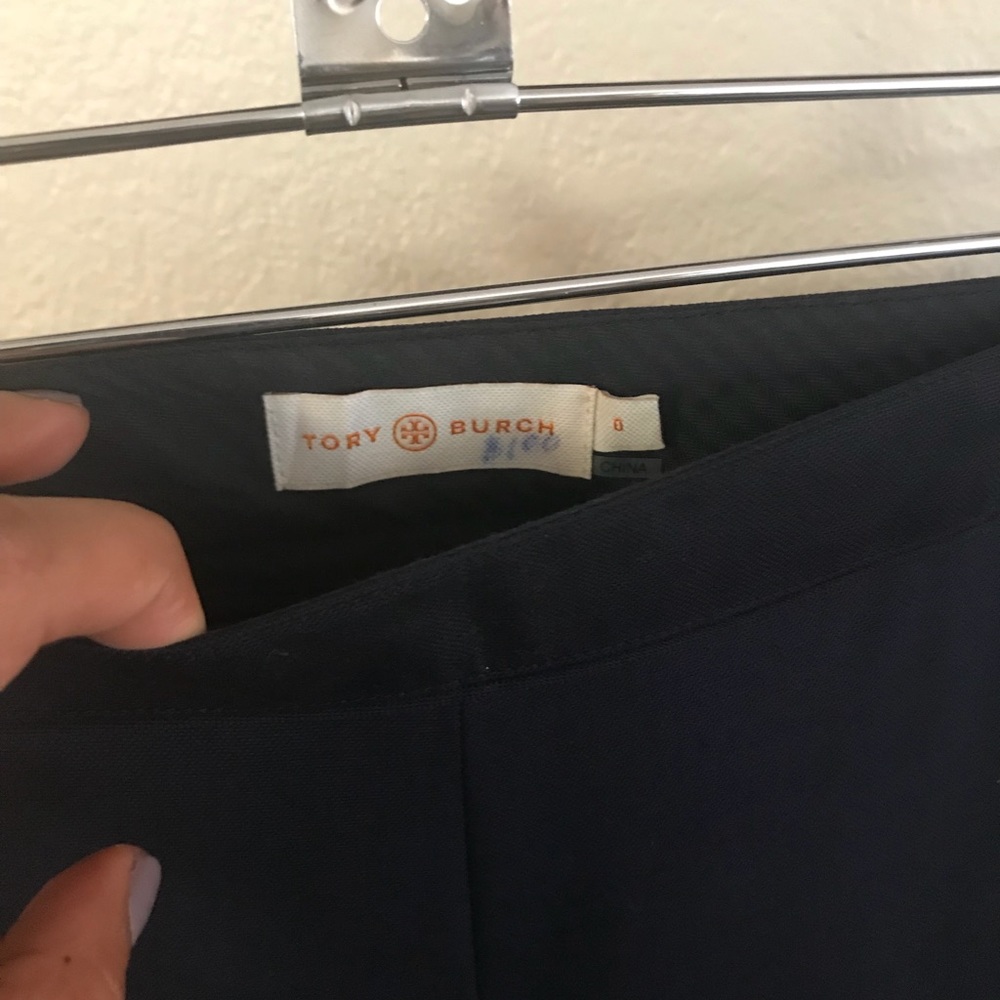 NWOT TORY BURCH Navy Slacks - Picture 4 of 8